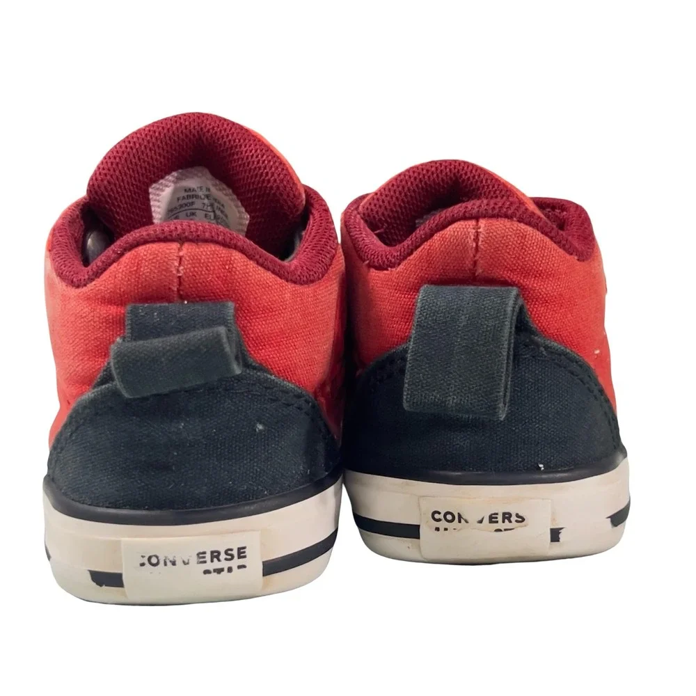 Converse Chuck Taylor All Star Street Mid Infant Size 7 Red Black Shoes 765300F